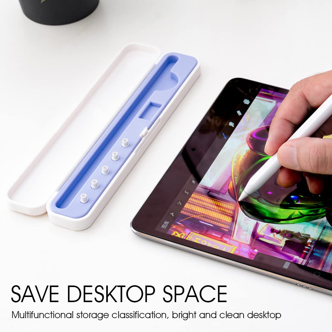 ZORBES Protective Pencil Case for Apple Pencil 1st and 2nd Generation, S Pen Case Storage Carrying Case for Stylus Pen MagneticPen iPadPen (Without Pen and Tip) ZORBES Protective Pencil Case for Apple Pencil 1st and 2nd Generation, S Pen Case Storage Carrying Case for Stylus Pen MagneticPen iPadPen (Without Pen and Tip)